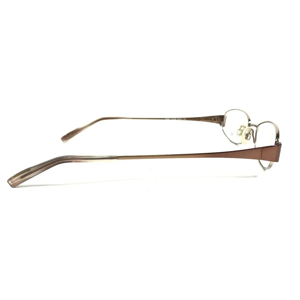 Covergirl Petite Eyeglasses Frames CG404 Col.084 Brown Crystals Wire 55-18-145
